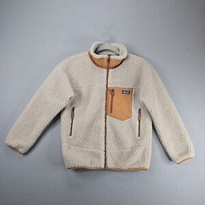 Patagonia Retro-X Jacket Kids Youth Sz L 12 Sherpa Fleece Full Zip Outdoors